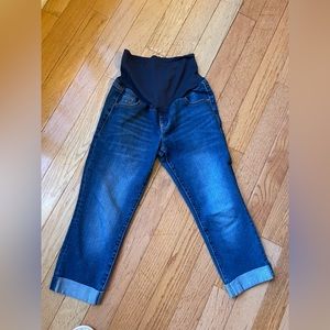 Old Navy, Capri/cuffed, full panel jeans MATERNITY